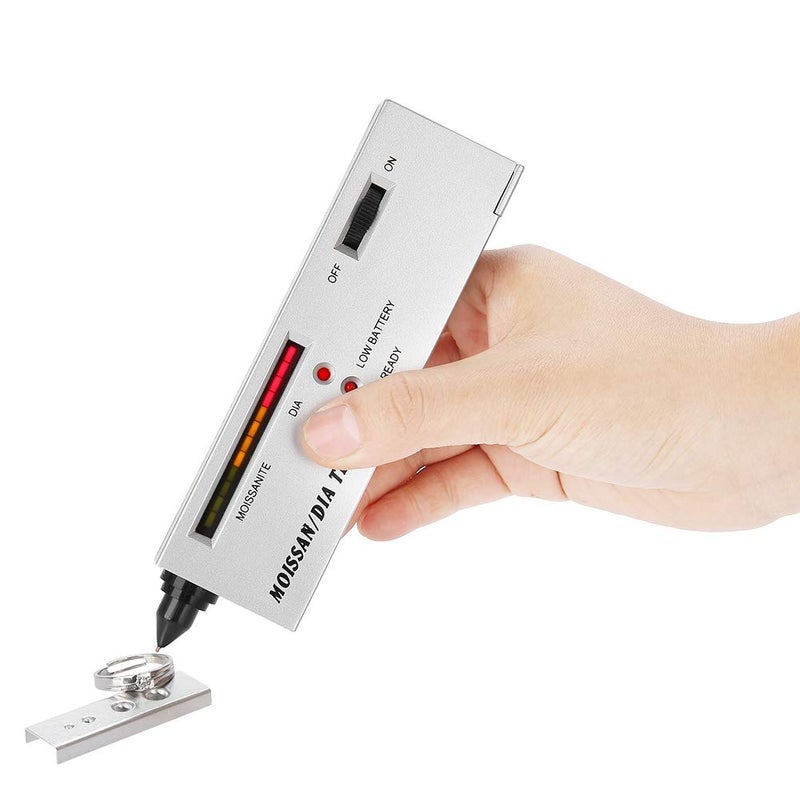 woobles Moissan Tester Professional High Precision Diamond Tester V2, Moissanite Detection, LED Diamond Indicator Test Diamonds Watcher Tool CE Certification Selector Gemstone Jewelry Gems Tool Jewelry Tools - Image 1